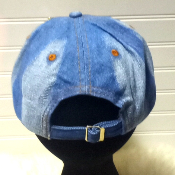 SEXY Bling 💎 Denim Baseball Cap - Picture 5 of 12